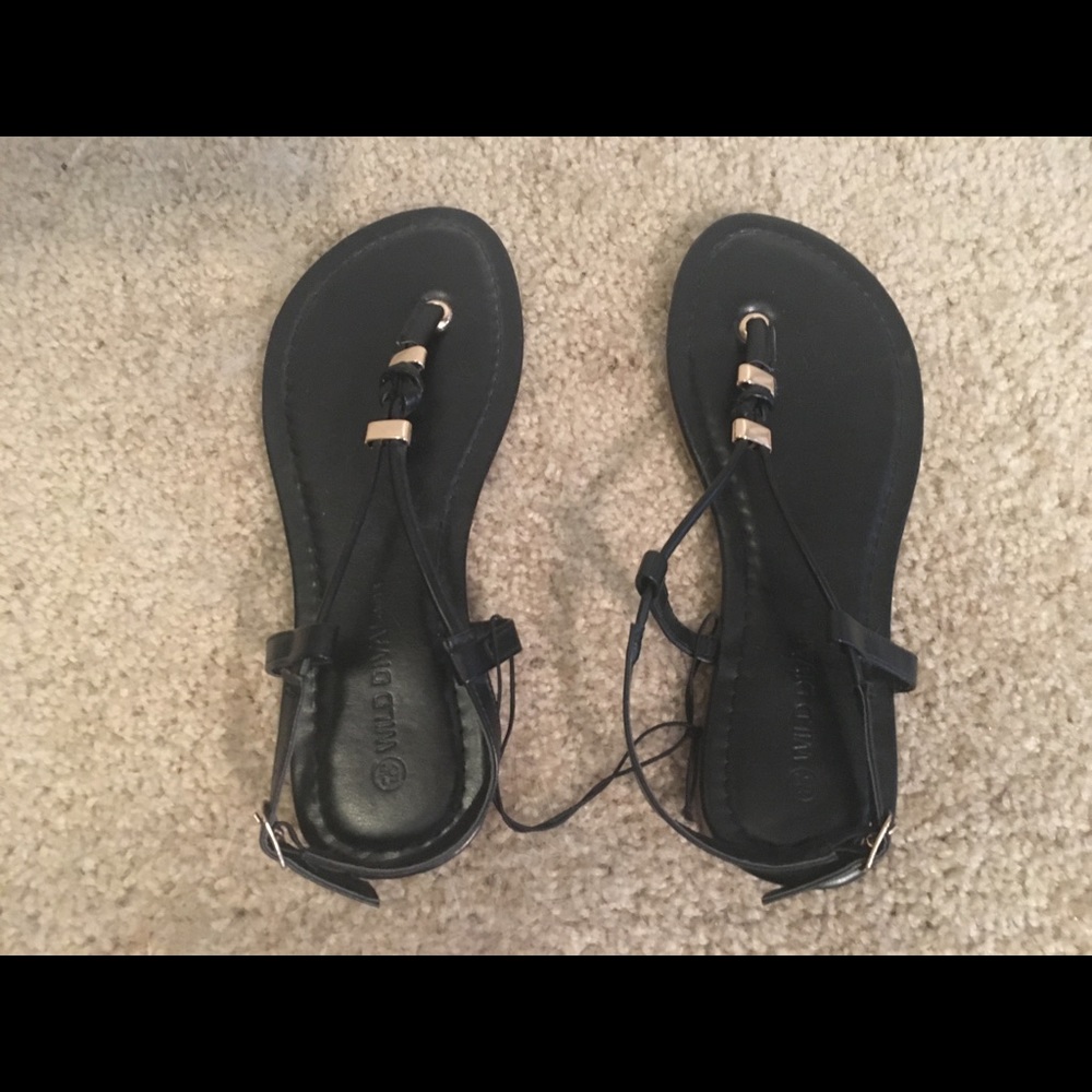 Black sandals